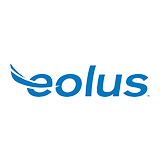 Logo för solcellsföretaget Eolus Vind.