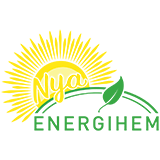 Logo för solcellsföretaget Nya Energihem Norden AB.